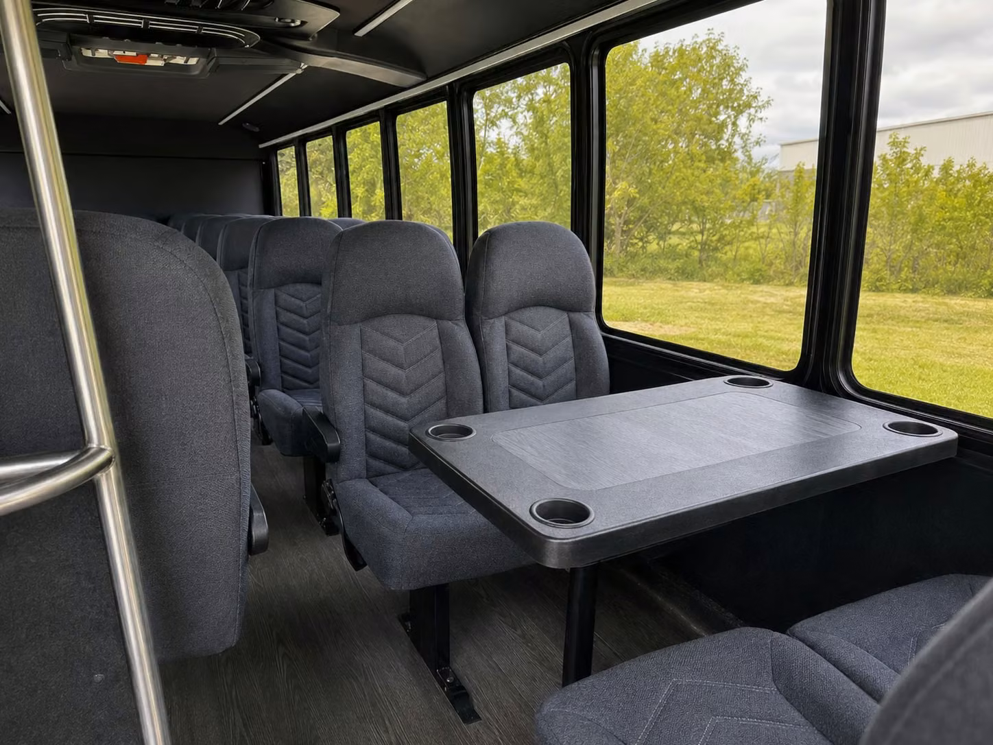 15 passenger minibus inside