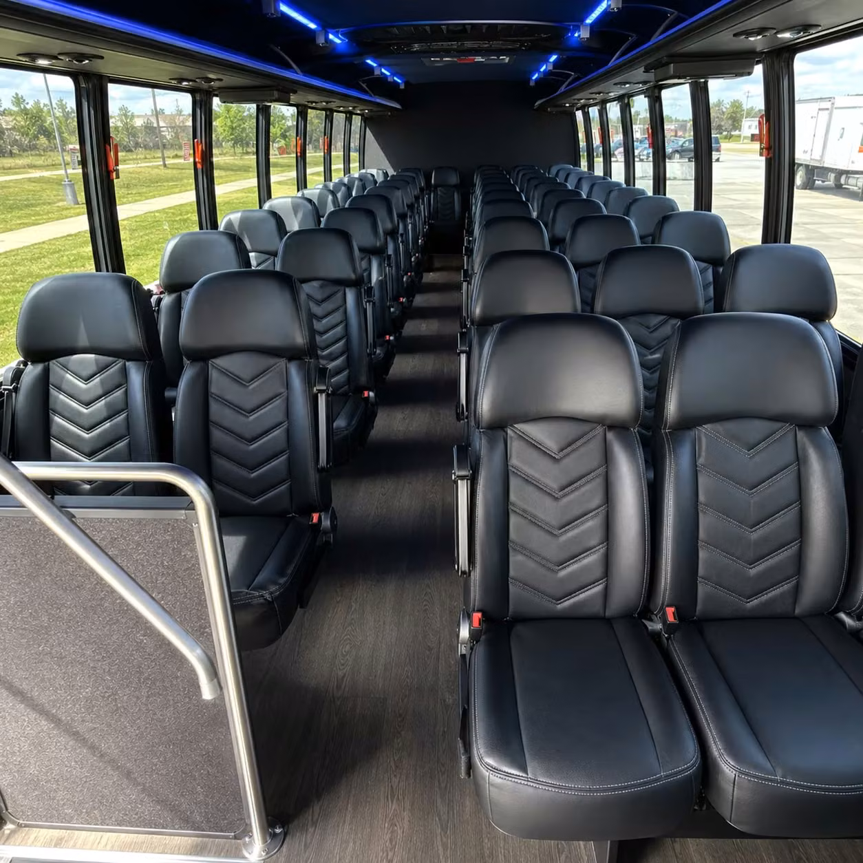 25 passenger minibus inside