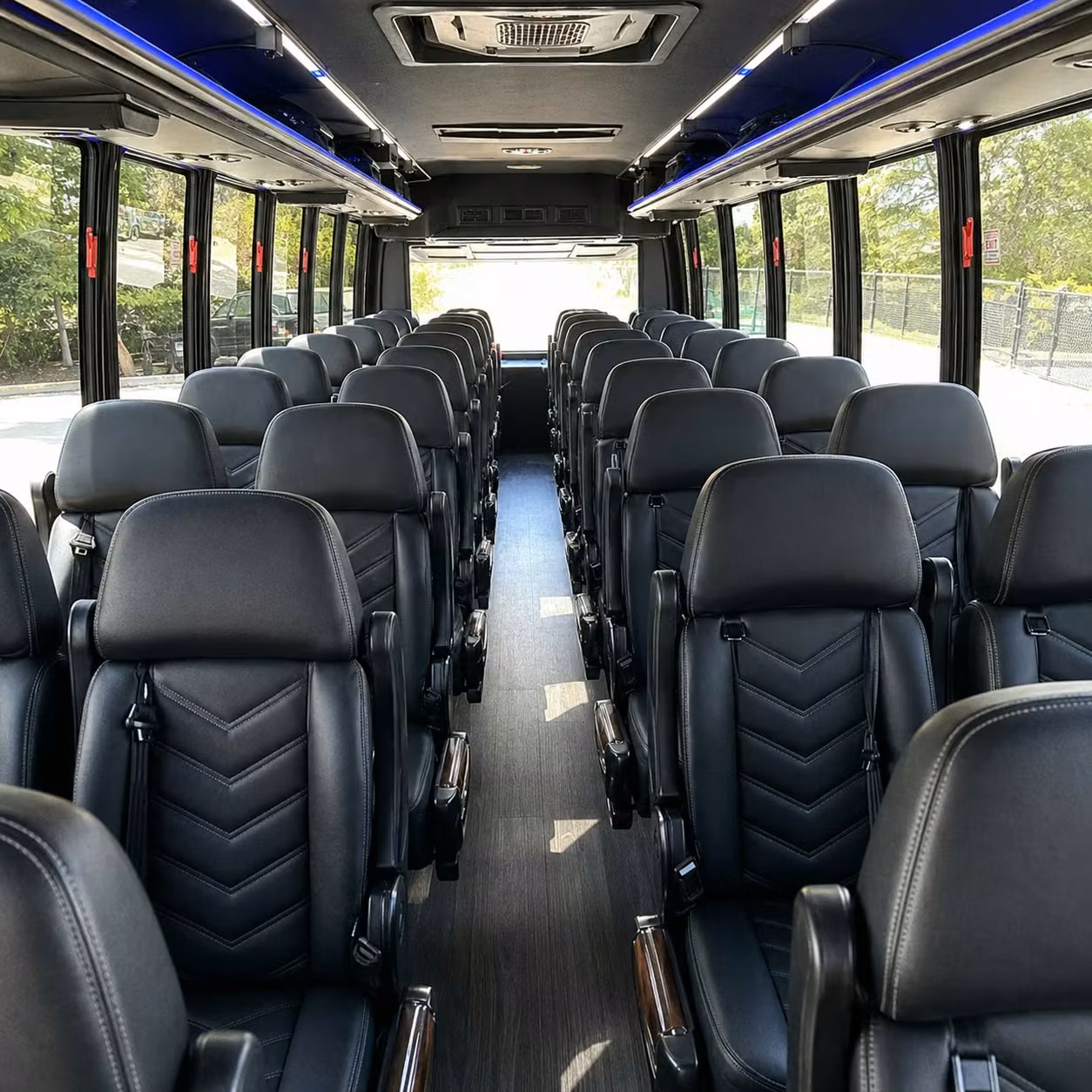 30 passenger minibus interior