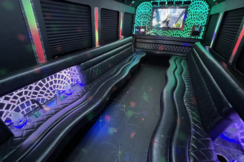 Thousand Oaks Limo Bus Interior